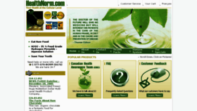 What Healthnorm.com website looked like in 2018 (5 years ago)
