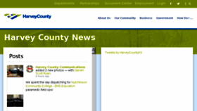 What Harveycounty.com website looked like in 2018 (5 years ago)