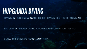 What Hurghadadiving.net website looked like in 2018 (5 years ago)