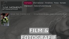 What Hochzeitsfilmer.info website looked like in 2018 (5 years ago)