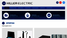 What Hillerelectric.com.bo website looked like in 2018 (5 years ago)