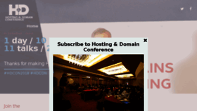 What Hdcon.org website looked like in 2018 (5 years ago)