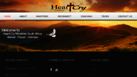 What Heartcrysa.com website looked like in 2018 (5 years ago)