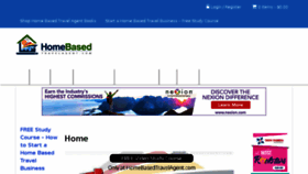 What Homebasedtravelagent.com website looked like in 2018 (5 years ago)