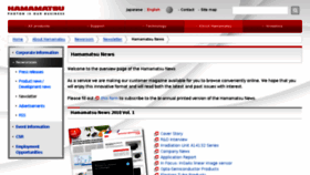 What Hamamatsu-news.de website looked like in 2018 (5 years ago)