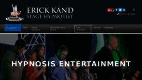 What Hypnosisevents.com website looked like in 2018 (5 years ago)