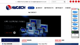 What Hytech-cn.com website looked like in 2018 (5 years ago)