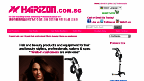 What Hairizon.com.sg website looked like in 2018 (5 years ago)