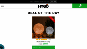 What Hygoshop.com website looked like in 2018 (5 years ago)