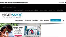 What Hairmax-es.com website looked like in 2018 (5 years ago)