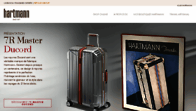 What Hartmannluggage.fr website looked like in 2018 (5 years ago)