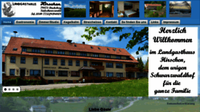 What Hirschen-dachsberg.de website looked like in 2018 (5 years ago)