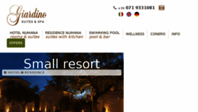 What Hotelgiardino.com website looked like in 2018 (5 years ago)