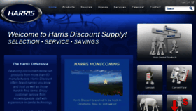 What Harrisdiscount.com website looked like in 2018 (5 years ago)