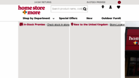What Homestoreandmore.co.uk website looked like in 2018 (5 years ago)