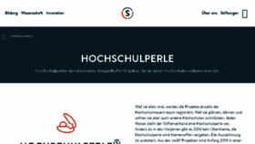 What Hochschulperle.de website looked like in 2018 (5 years ago)