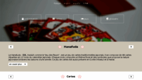 What Hanafuda.fr website looked like in 2018 (5 years ago)