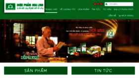 What Hoalinhpharma.com.vn website looked like in 2018 (5 years ago)