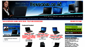 What Hexacom.co.id website looked like in 2018 (5 years ago)