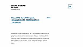 What Hrcolumbia.org website looked like in 2018 (5 years ago)