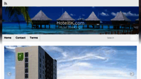 What Hotelbk.com website looked like in 2018 (5 years ago)