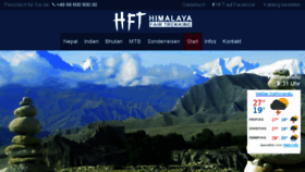 What Himalaya.de website looked like in 2018 (5 years ago)