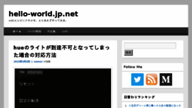 What Hello-world.jp.net website looked like in 2018 (5 years ago)