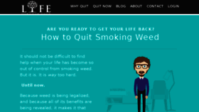 What Howtoquitsmokingweedhelp.com website looked like in 2018 (5 years ago)