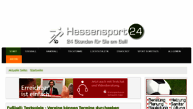 What Hessensport24.de website looked like in 2018 (5 years ago)