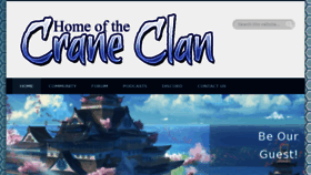 What Homeofthecraneclan.com website looked like in 2018 (5 years ago)