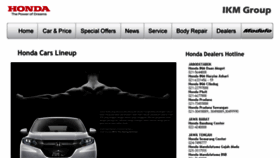 What Hondajava.com website looked like in 2018 (5 years ago)