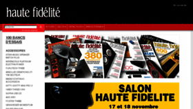 What Hautefidelite-hifi.com website looked like in 2018 (5 years ago)