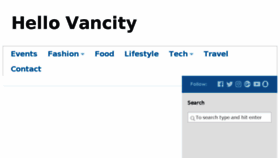 What Hellovancity.com website looked like in 2018 (5 years ago)