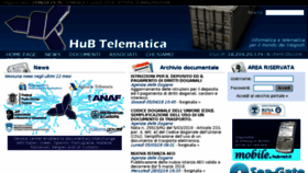 What Hub-net.it website looked like in 2018 (5 years ago)