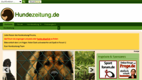 What Hunde-community.de website looked like in 2018 (5 years ago)