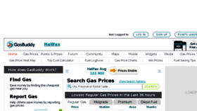 What Halifaxgasprices.com website looked like in 2018 (5 years ago)
