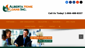 What Homeloansalberta.com website looked like in 2018 (5 years ago)