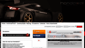 What Honda4all.com website looked like in 2018 (5 years ago)