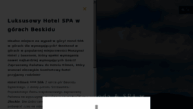 What Hotelklimek.pl website looked like in 2018 (5 years ago)