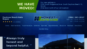What Honest1daytona.com website looked like in 2018 (5 years ago)