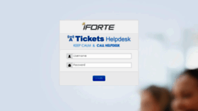 What Helpdesk.iforte.id website looked like in 2018 (5 years ago)