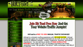 What Hittoad.com website looked like in 2018 (5 years ago)