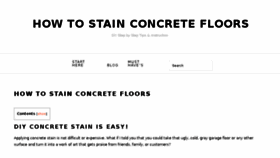 What Howtostainconcretefloors.com website looked like in 2018 (5 years ago)