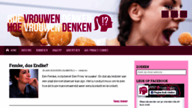 What Hoevrouwendenken.nl website looked like in 2018 (5 years ago)