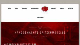What Hag.ch website looked like in 2018 (5 years ago)