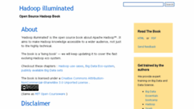 What Hadoopilluminated.com website looked like in 2018 (5 years ago)