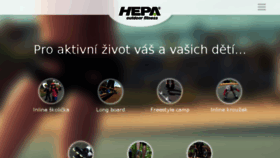 What Hepaoutfit.cz website looked like in 2018 (5 years ago)