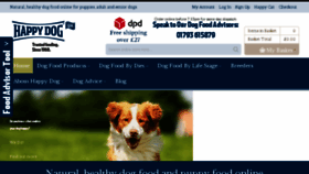What Happydoguk.com website looked like in 2018 (5 years ago)