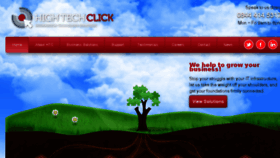 What Hightechclick.com website looked like in 2018 (5 years ago)