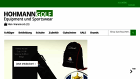 What Hohmann-golf.com website looked like in 2018 (5 years ago)